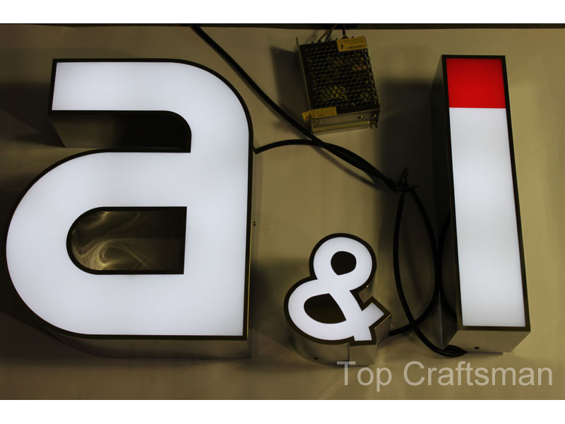 Led channel letter signs